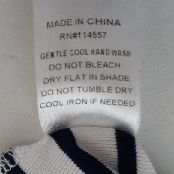 THML Embroidered Fringed Striped Sleeveless Top M Boho Festival - Picture 5 of 6